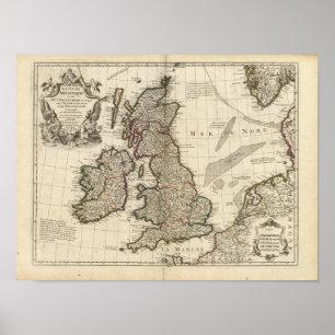England, Skottland, Europa Poster