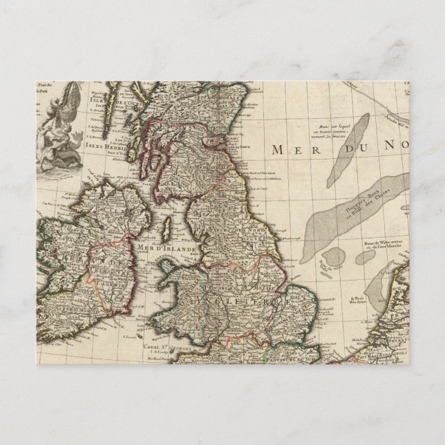 England, Skottland, Europa Vykort (Framsida)