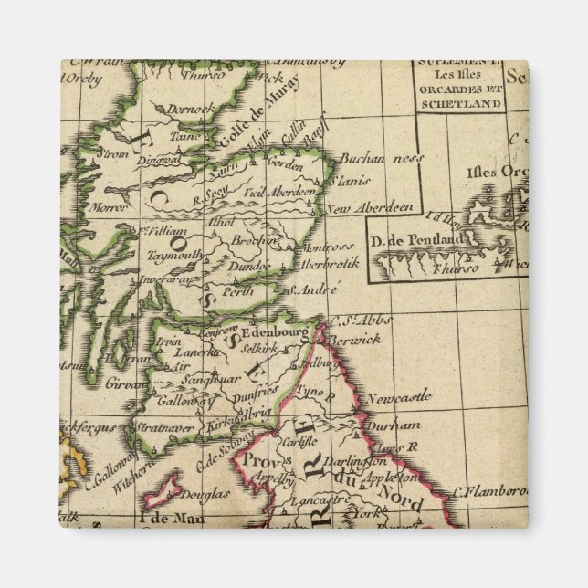 England, Skottland, Irland Magnet (Framsidan)