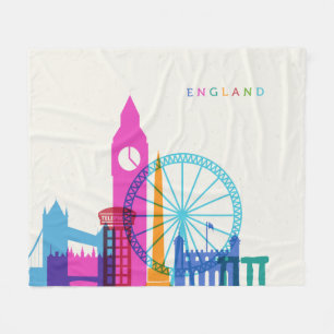England Skyline Fleecefilt