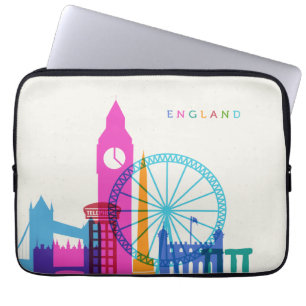 England Skyline Laptop Fodral