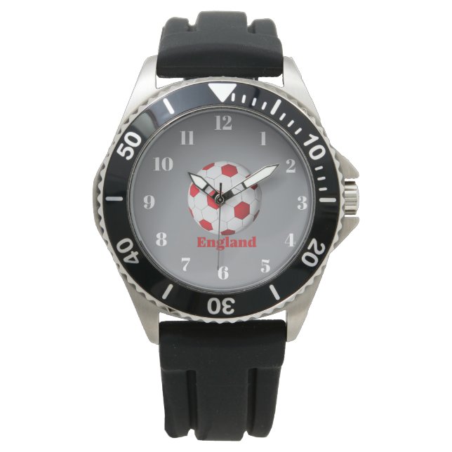 England Soccer Armbandsur (Framsida)