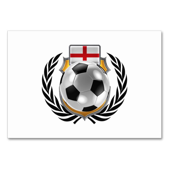 England Soccer Champions Bordsnummer (Framsidan)