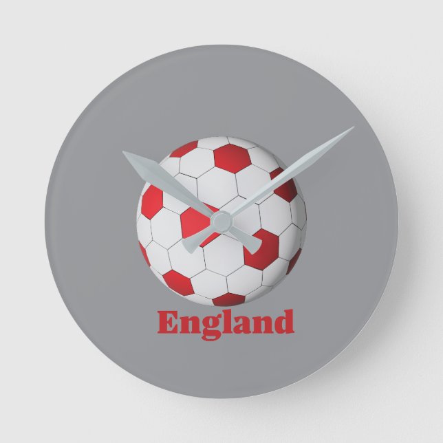 England Soccer Rund Klocka (Framsida)