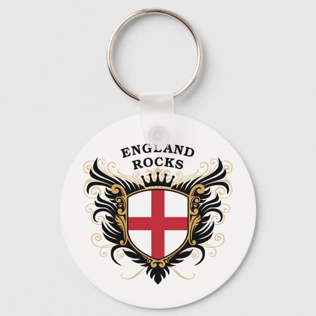 England Sten Nyckelring (Framsida)