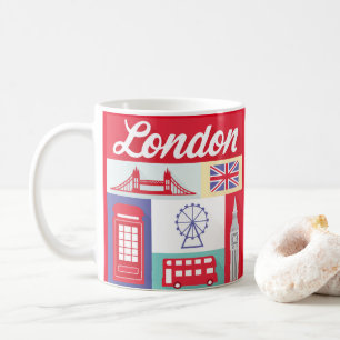 England Storbritannien UK för London Kaffemugg