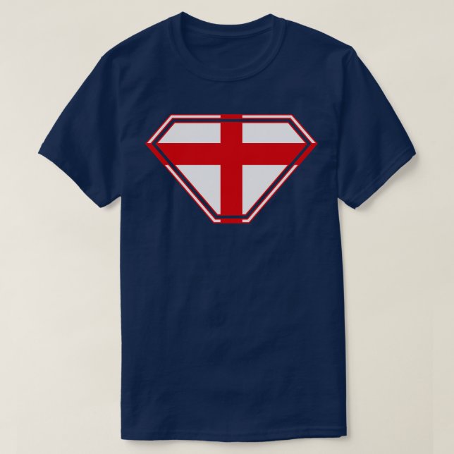 England SuperEmdriven Shield T Shirt (Design framsida)