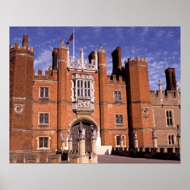 England, Surrey, Hampton Court Palace. 3 Poster (Framsidan)