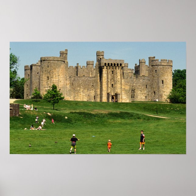England, Sussex, Bodiam Castle. 2 Poster (Framsidan)