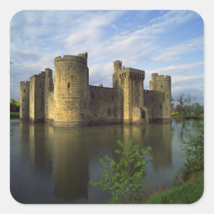 England, Sussex, Bodiam Castle Fyrkantigt Klistermärke