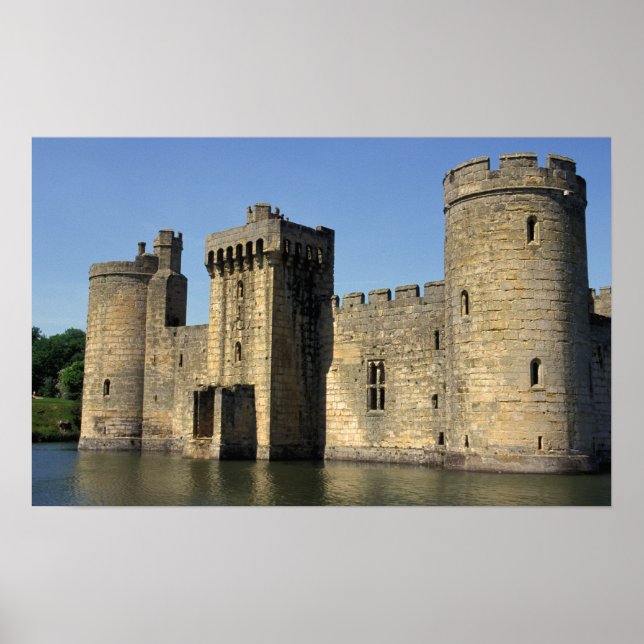 England, Sussex, Bodiam Castle. Poster (Framsidan)