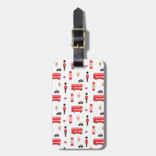 England symbolmönster bagagebricka