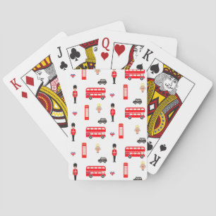 England symbolmönster casinokort