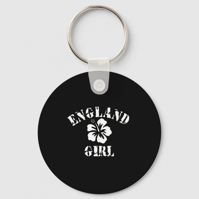 England Tattoo Stil Nyckelring (Framsida)