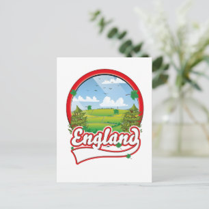 England Travel logotyp Helg Vykort