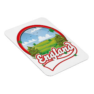 England Travel logotyp Magnet