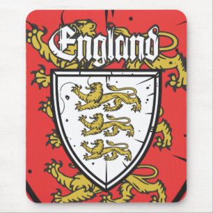 England Tre Lejon Träsköld Musmatta