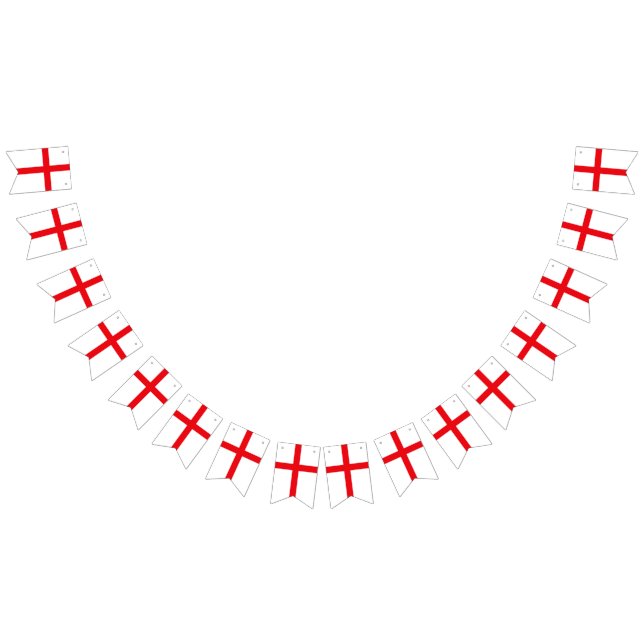 England Triangelgirlander Vimplar (Alla)