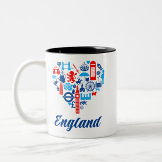 England Två-Tonad Mugg