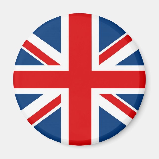 England Union Jack/British Flagga Fridge Magnet (Framsidan)
