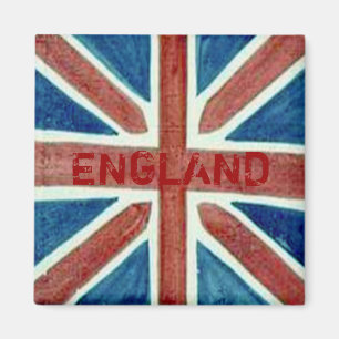 England Union Jack Flagga Magnet