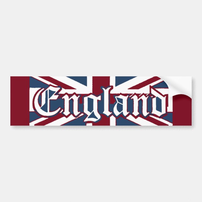 England-Union jackflagga Bildekal (Framsidan)