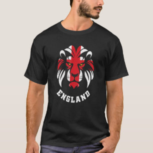 England United Kingdom Football eller Rugby Fläkt T Shirt