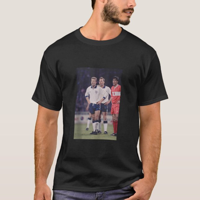 England V Turkiet Alan Shearer Vm Qualifier T Shirt (Framsida)