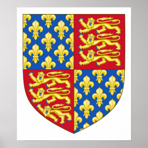 England vapensköld (1340) poster