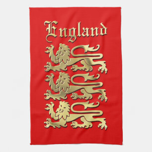 England vapensköld kökshandduk