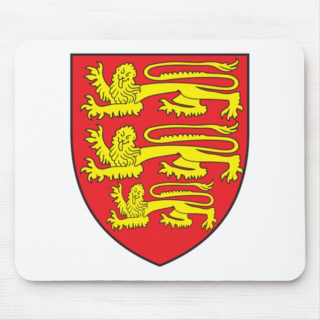 England vapensköld Mousepad Musmatta (Framsidan)