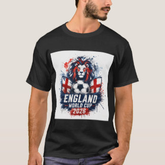 England VM 2026 Lejon Fotboll T-Shirt