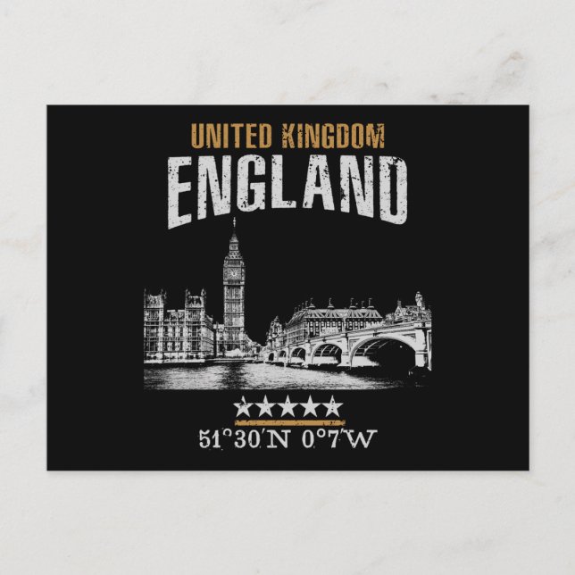 England Vykort (Framsida)