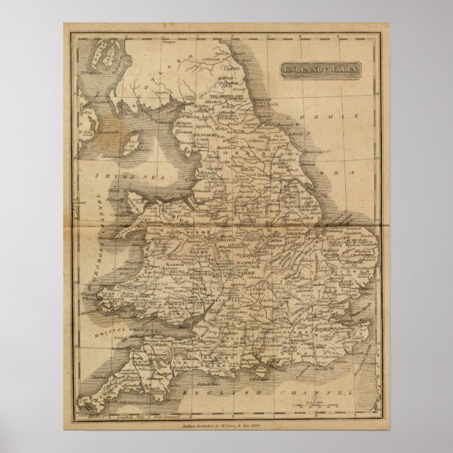 England, Wales 4 Poster (Framsidan)