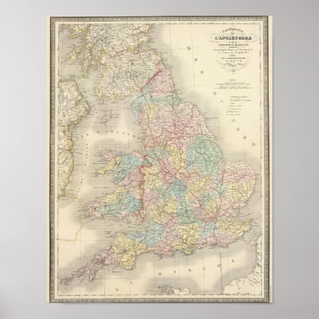 England, Wales 4 Poster (Framsidan)