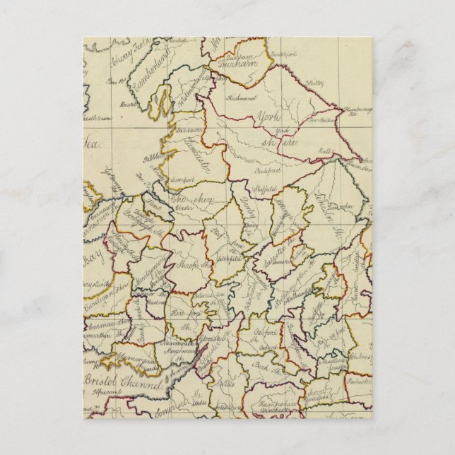 England, Wales 4 Vykort (Framsida)