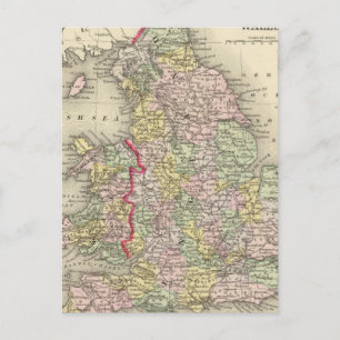 England, Wales 4 Vykort