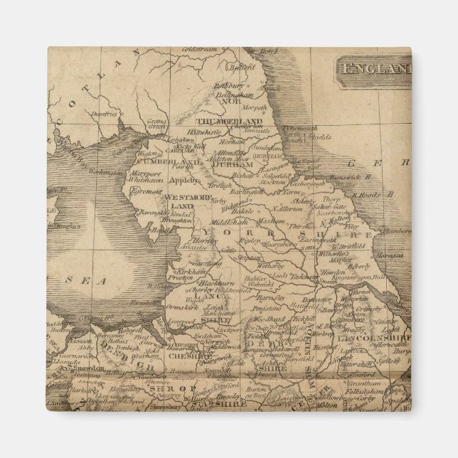 England, Wales 5 Magnet (Framsidan)