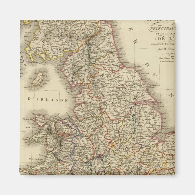 England, Wales Magnet (Framsidan)