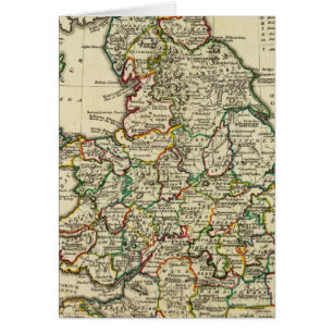 England, Wales Roman, modern Hälsningskort