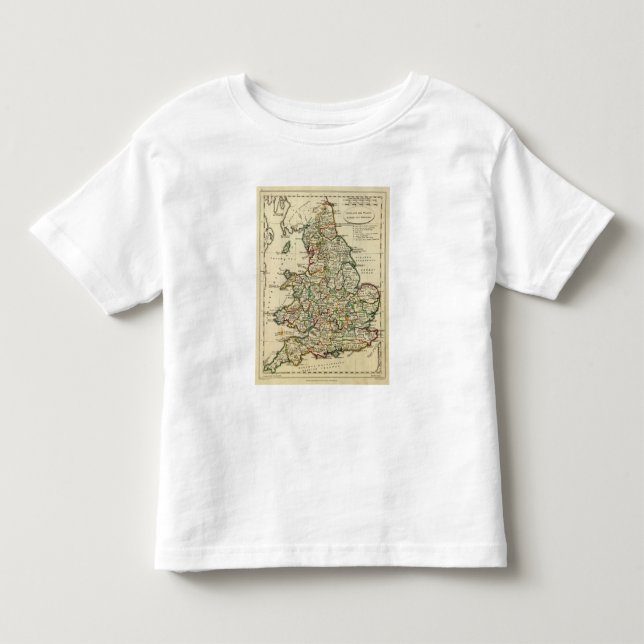 England Wales romare som är modern Tee Shirt (Framsida)