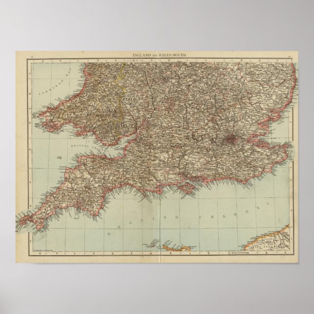 England, Wales S Poster (Framsidan)