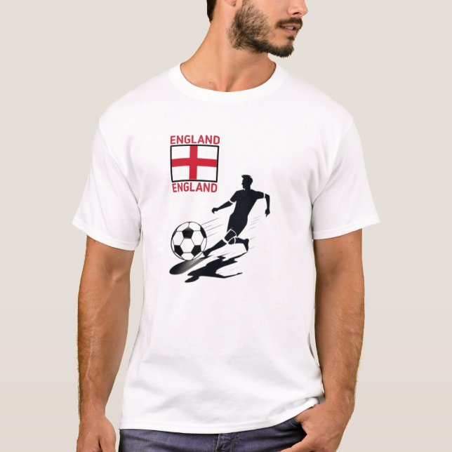 England White T-shirt. 01 T Shirt (Framsida)