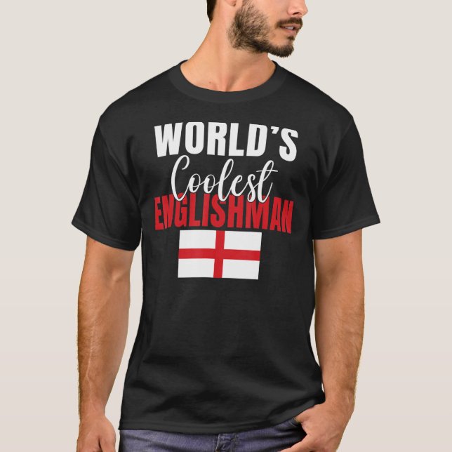 England Worlds kallaste Englishman T Shirt (Framsida)