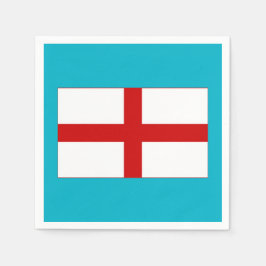 Englands flag dukar pappersservett