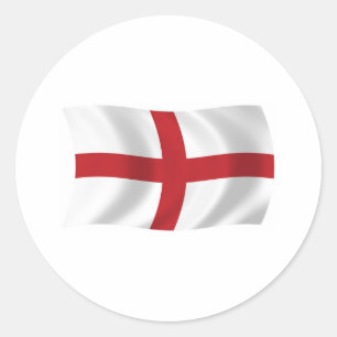 Englands flagga dekal runt klistermärke