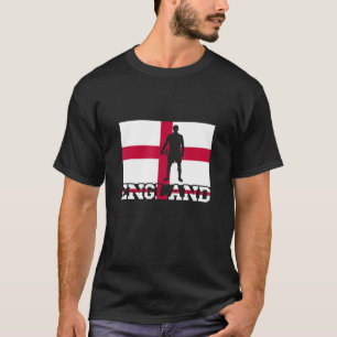Englands Flagga fotbollsspelare Boll T Shirt