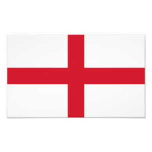 Englands flagga fototryck