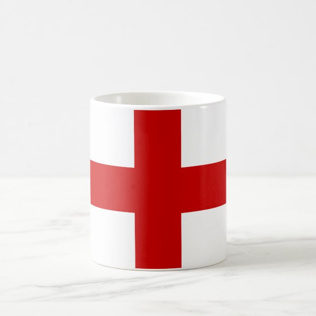 Englands flagga kaffemugg (Center)