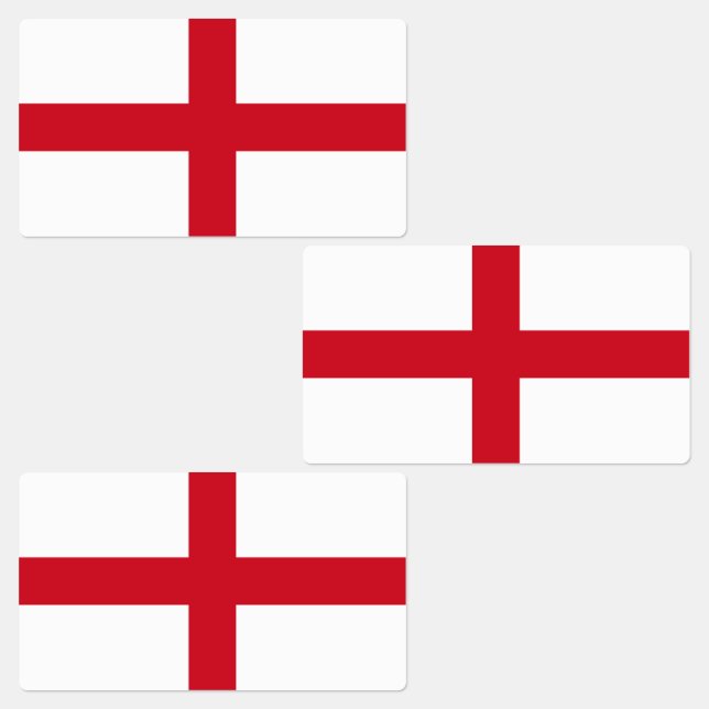 Englands flagga klistermärke (Grupp)